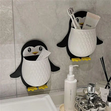 Penguin Toothbrush Holder/Brush Stand/Pen Holder/Kitchen/Bedroom/Office Plastic Toothbrush Holder
