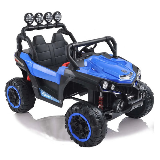Kids Electric Ride On Jeep Car with LED Lights & Music